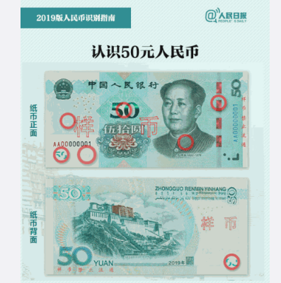 #新版人民幣自帶美顏濾鏡#